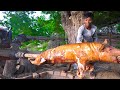 Eat The Whole Pig Roasted With Hand Tractor With Me