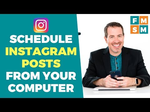 Schedule Instagram Posts From A Desktop Computer