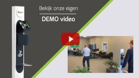 DEMO - Gold IP SmartXcan Desinfectie zuil en Kentix MultiSensor TI