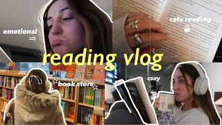 reading vlog - cozy cafe reading, bookstore run, reading with friends! by Book Claudy 1,724 views 3 months ago 14 minutes, 37 seconds