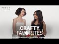 Margaret Qualley & Geraldine Viswanathan Cast of Drive-Away Dolls Chat Snacks | Crafty Favorites