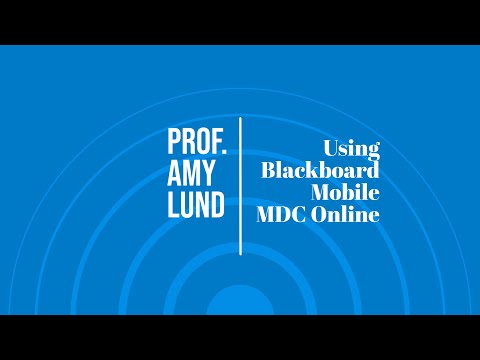 Blackboard Mobile for MDC Online