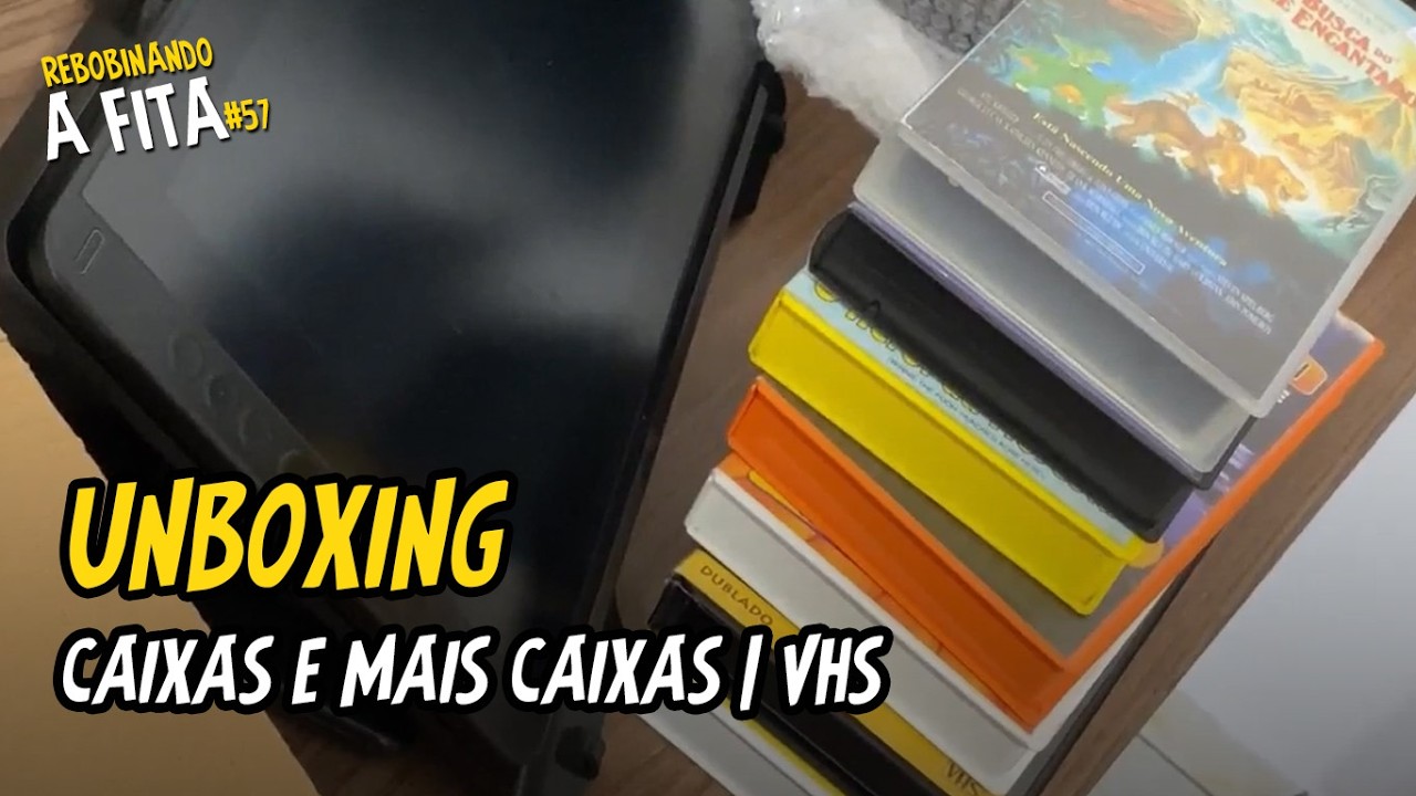 Unboxing] Novas Fitas VHS Chegaram! Veja Tudo Que Recebi - YouTube