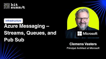Azure Messaging – Streams, Queues, and Pub SubClemens Vasters | Principal Architect at Microsoft
