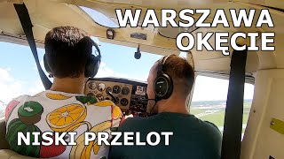 Niski przelot nad pasem w Warszawie | Szkolenie PPL(A)