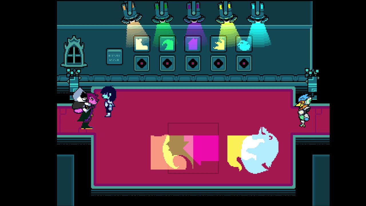 deltarune dining room puzzle