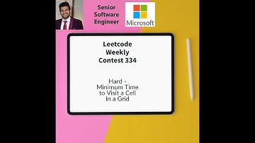Leetcode Weekly contest 334 - Hard - Minimum Time to Visit a Cell In a Grid