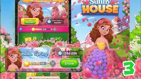 Merge Manor ; Sunny House La Vie en Rose activity🌹🌹 Part3