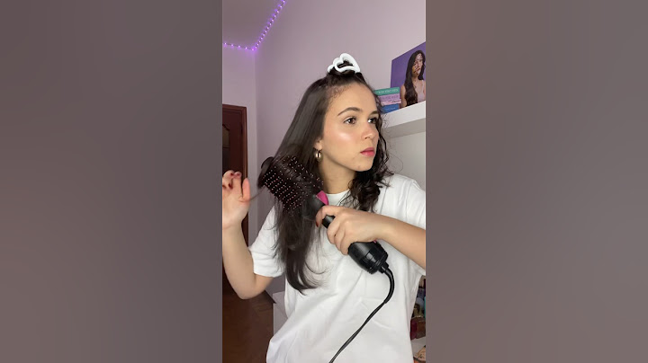 fazendo escova no meu cabelo cacheado com a escova secadora da revlon