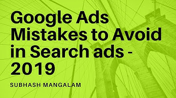 3 Mistakes to Avoid in Google Search Network - Google Ads Optmization