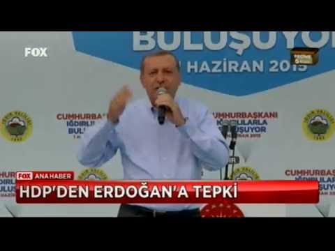 HDP'li Kadınlar Erdoğan'a sırtını Döndü. Erdoğan Çıldırdı.Demirtaş Bastırdı.