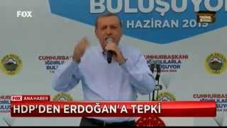 HDP'li Kadınlar Erdoğan'a sırtını Döndü. Erdoğan Çıldırdı.Demirtaş Bastırdı.