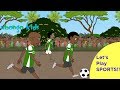 The Best Sports Scenes from Ubongo Kids | Positive Black Cartoons for Kids