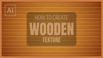 How To Create WOODEN TEXTURE in Adobe Illustrator - Vector Tutorial