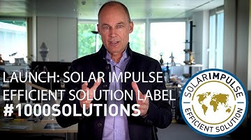 Announcement: Solar Impulse Efficient Solution Label