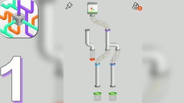 Ball Pipes - Gameplay Walkthrough Part 1 Levels 1-40 (Android,iOS)