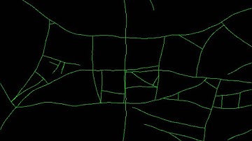 Procedural Road Network - Experiment 7