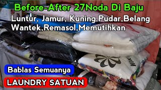27PCS Noda Di Baju Dengan Masalah yang berbeda dan Solusinya-Rahasia Laundry
