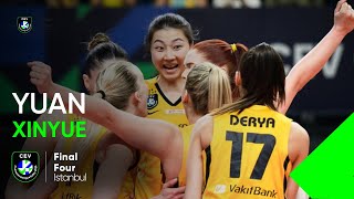 Yuan Xinyue's Final Four Istanbul 2025