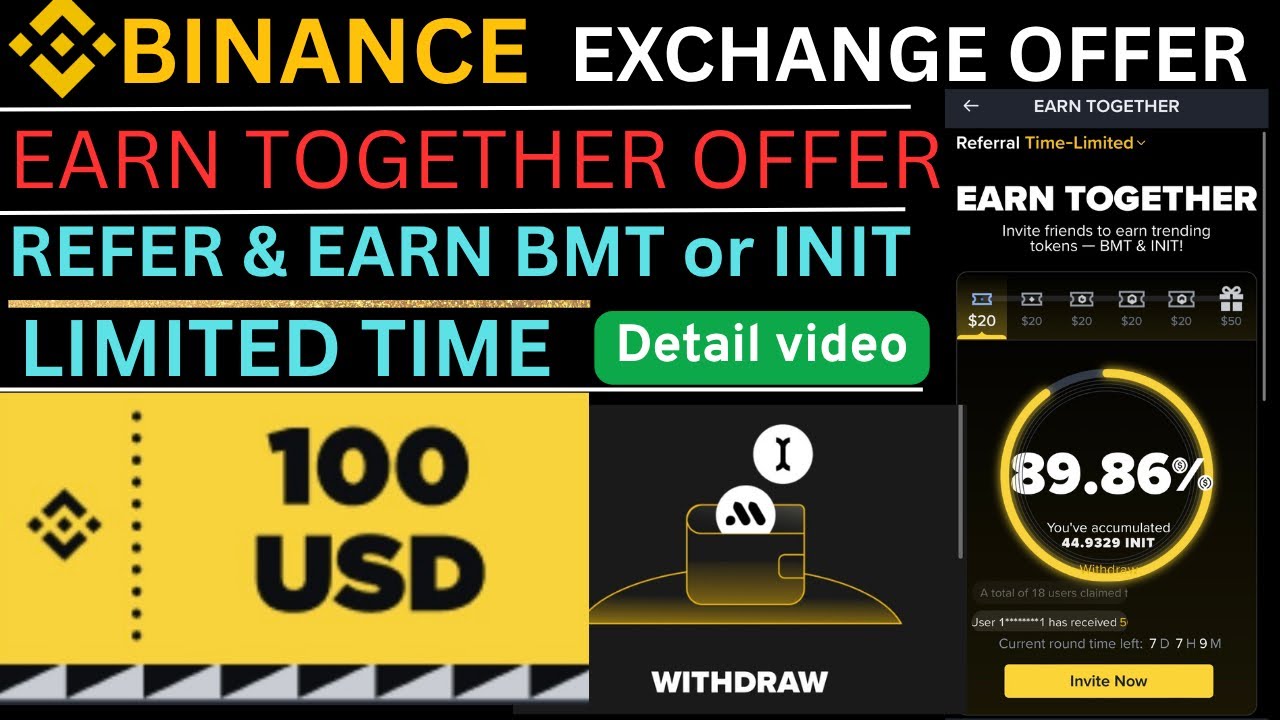 Binance New Offer Today | Boost Your Progress & Earn 1000 USDC Token Voucher | Binance Refer Offer