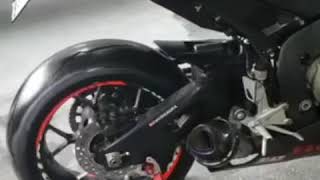 Honda cbr1000rr exhaust flame