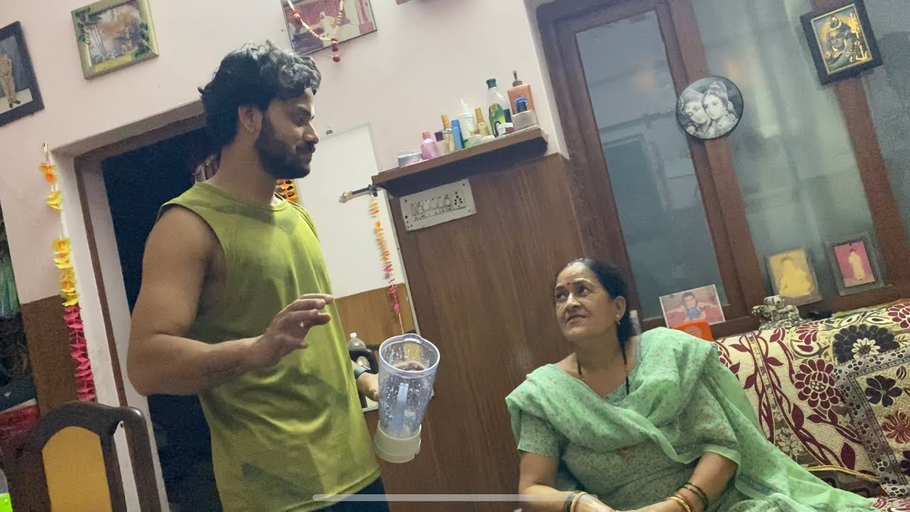 Greesh ने mixer ख़राब कर दिया ॥ mummy ने glass तोड़ दिये 😓 # ...