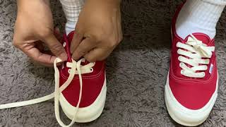 How to lace vans chilli pepper