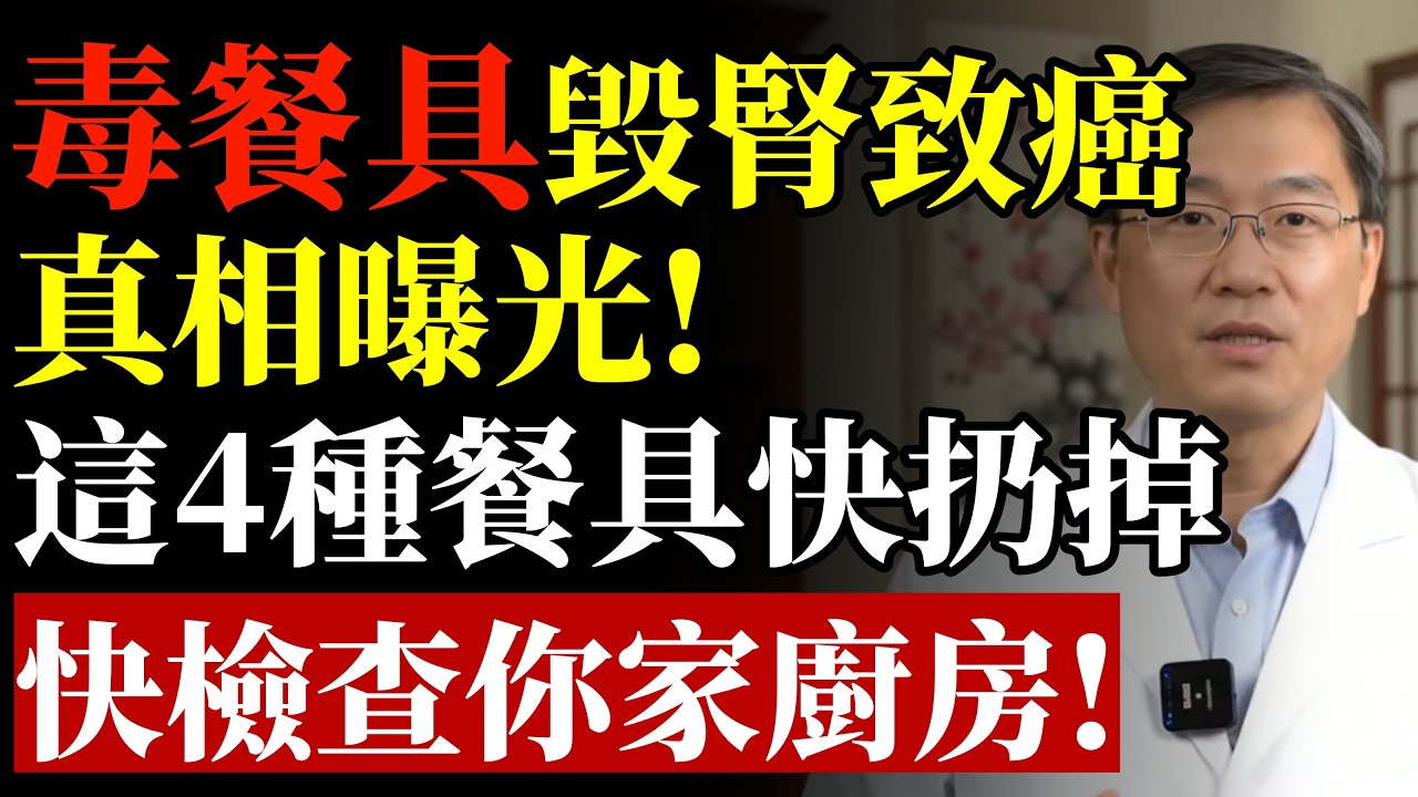 家裡這4種餐具儘快扔掉，嚴重可致腎損傷，很多人都中招了！#致癌 #腎臟 #排毒 #養生 #重金屬 #塑化劑 #肝臟 #居家安全 #長壽 #預防醫學