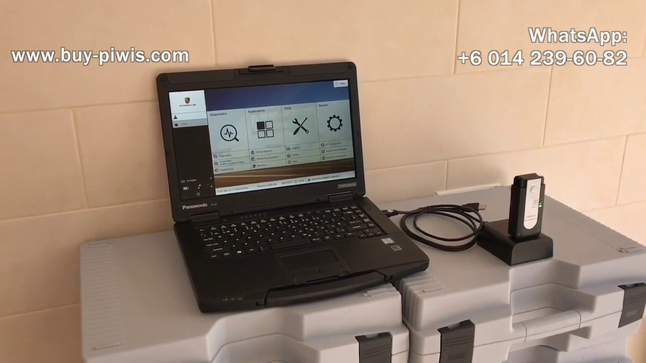 How to Pair Diagnostic interface. Porsche Piwis 3 (Piwis III, Piwis3)