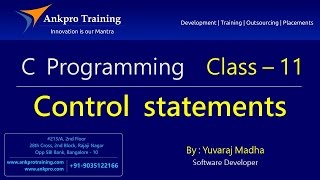 C language - Class 11 : Control statements - Part 3 (goto, break, nested if, else if ladder)