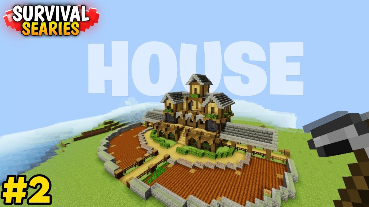 Minecraft PE Survival Series Ep 2 in Hindi 1.21 | Made op Survival Base ...