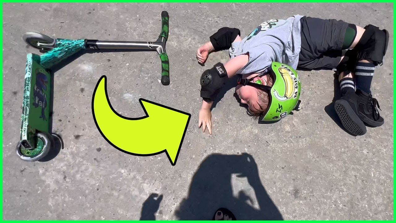 Школа окончена! Катаюсь на своём НОВОМ СКУТЕРЕ... и падаю!