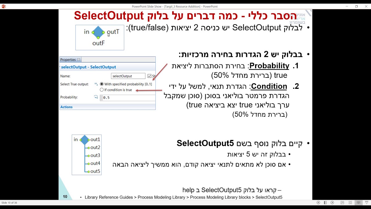 Bank Model - Phase 3, Hebrew, Anylogic Tutorials - YouTube