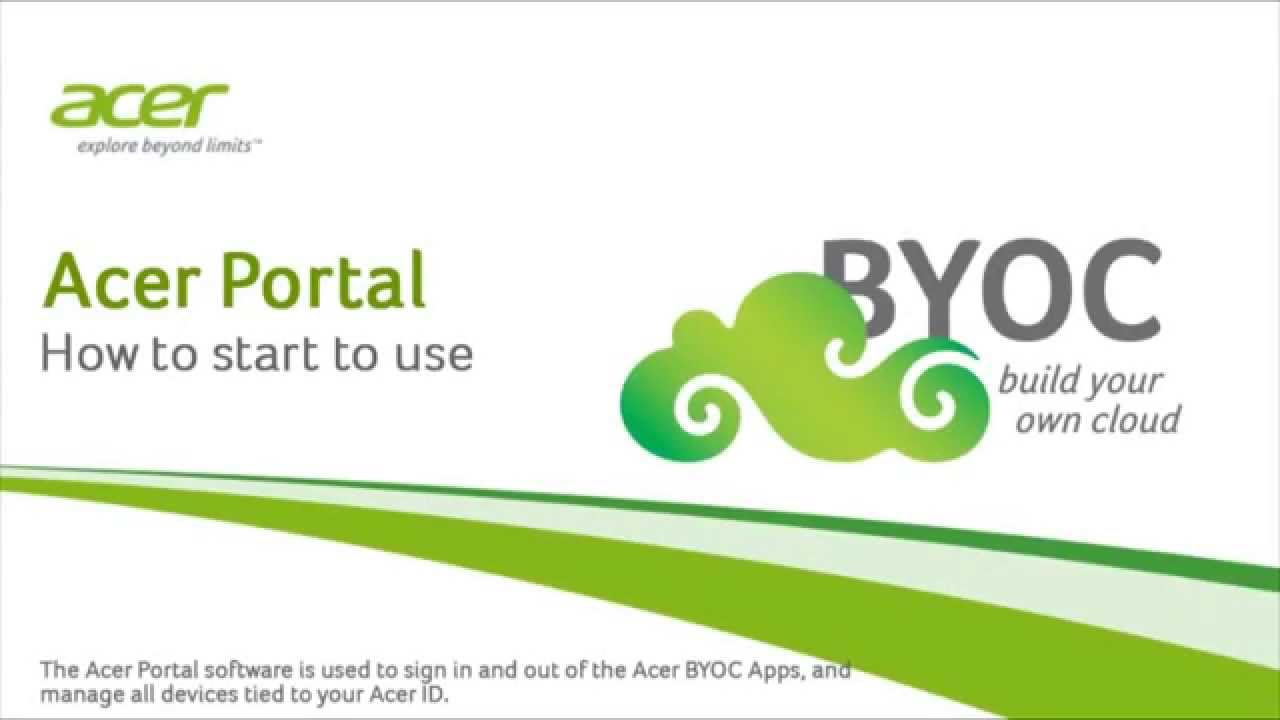 Acer Portal How To Start To Use Youtube