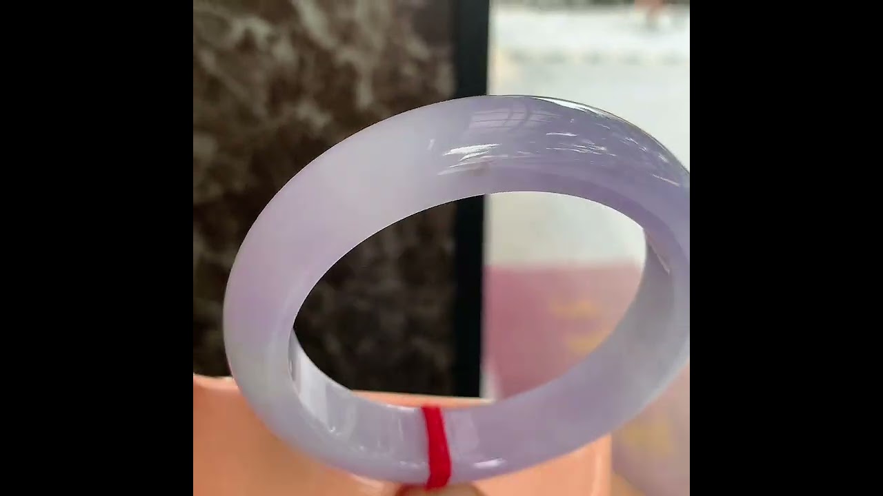 Rare Purple Jade Bracelet Review | 53mm Classic Round with Icy Texture & Sweet Color