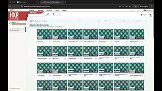 How to register for HXP