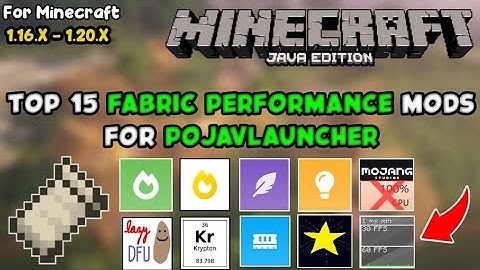 Top 15 fabric Fps Boost mods for pojavlauncher and pc