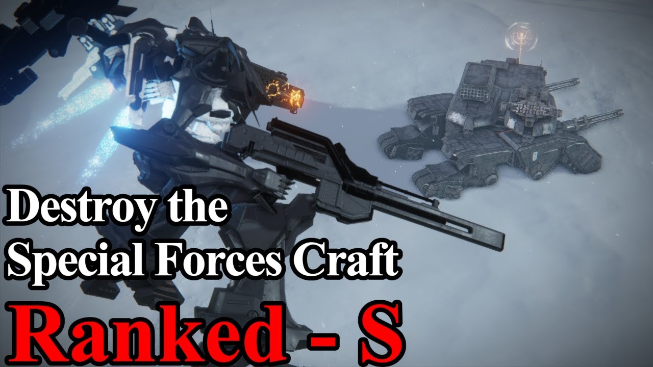 Armored Core 6 Mission 26 - Destroy the Special Force Craft (Rank S ...