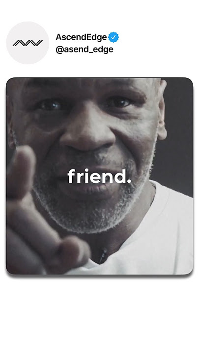 The best lesson I’ve ever learned from MIKE TYSON 💯 #shorts #motivation