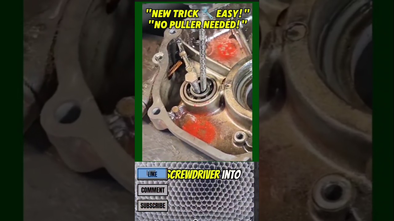 Genius Trick to Remove a Bearing Without a Puller | Easy DIY Hack