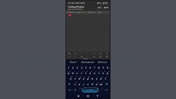 Python program to print area of a square by input data from user