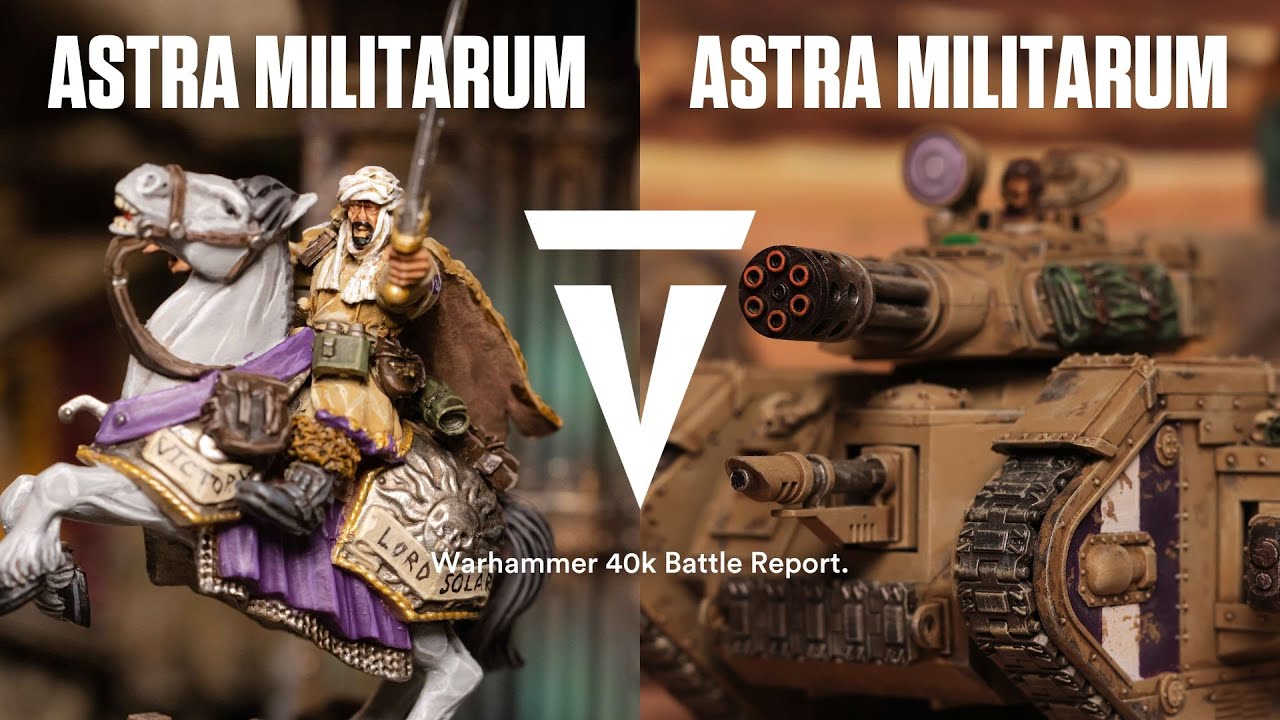 New Codex Astra Militarum Vs Astra Militarum Warhammer 40k Battle