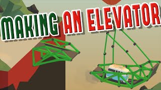 The Elevator! Poly Bridge Gameplay: Poly Bridge Levels Zen Gardens
