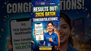 🚨 TCS Smart Hiring &amp; Ignite Results OUT! | 2026 Batch Check Now!