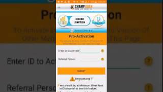 How to Activate Income Junction - Champcash screenshot 3