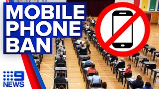 Mobile phones to be banned in SA high schools next year | 9 News Australia