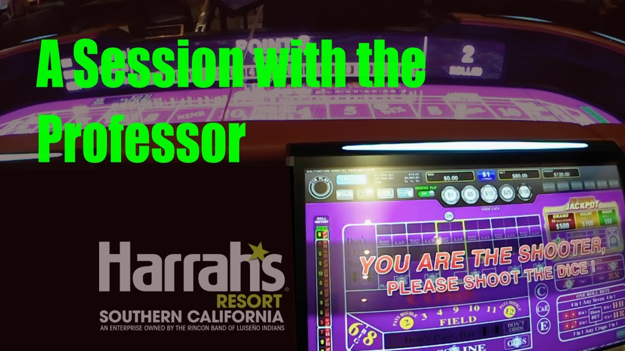 Bubble Craps Tracker:  A session with the Professor