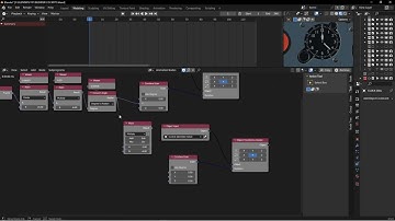 Blender:  Animating a clock using animation nodes