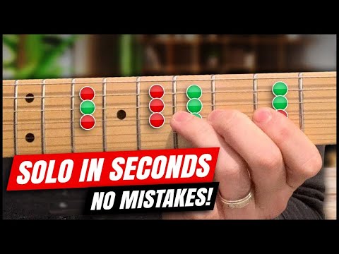 Play PERFECT Solos within SECONDS From Now Using Pentatonic Box Checklists NO Mistakes