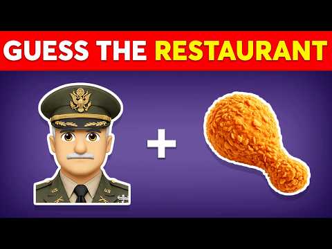 Guess the Fast Food Restaurant by Emoji? 🍟 Ultimate Fast Food Emoji Quiz 🍔🐵 Monkey Quiz